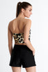 Shan Kawa Crop top in printed Jersey